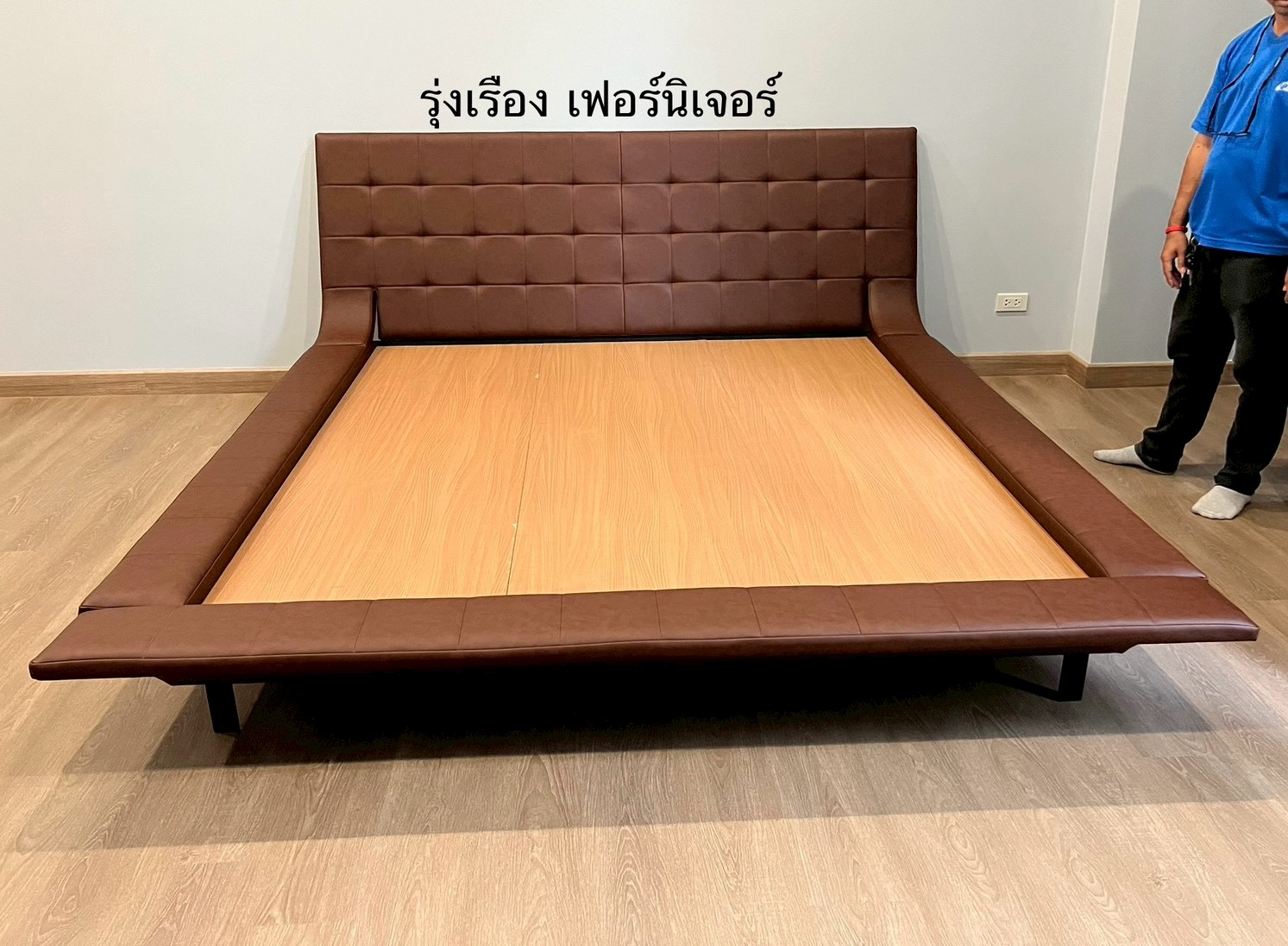บุผนัง หัวเตียงหุ้มหนัง